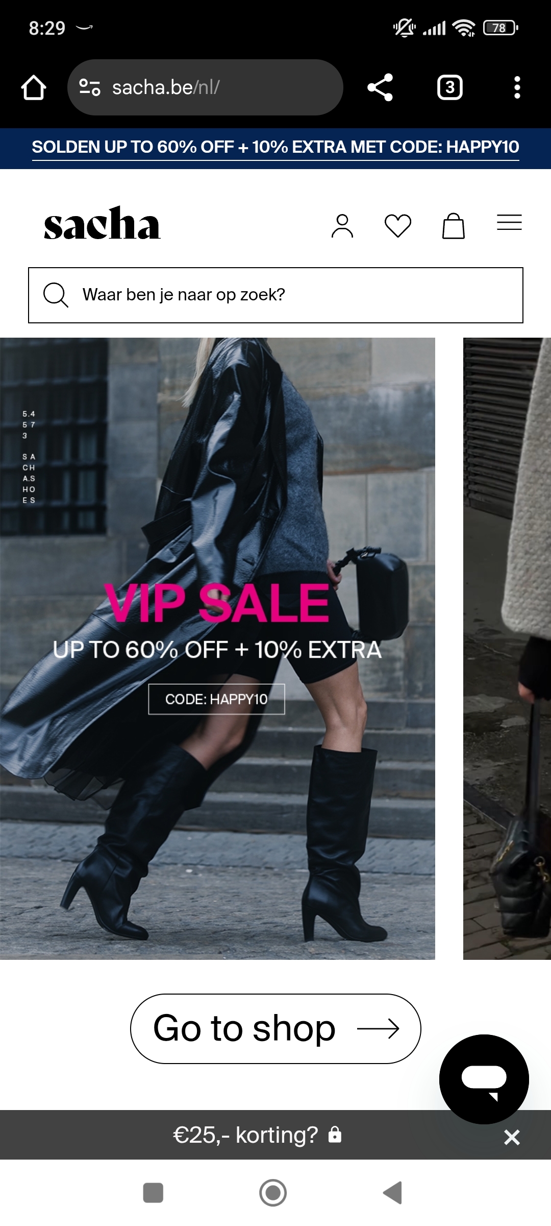 Sacha: solden tot -60% + 10% extra