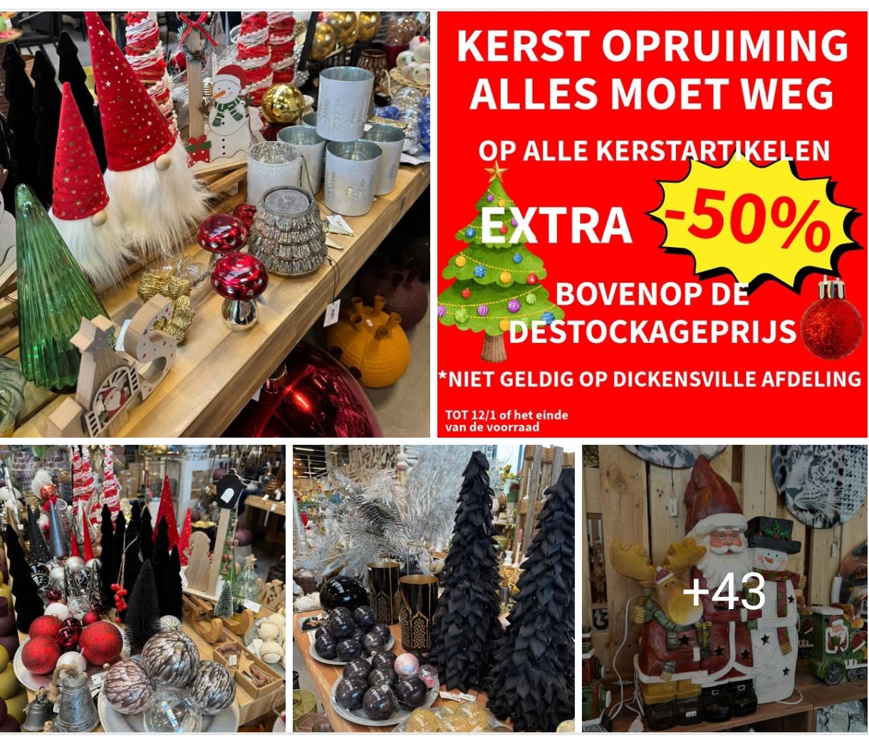 50% extra korting op de verlaagde prijs