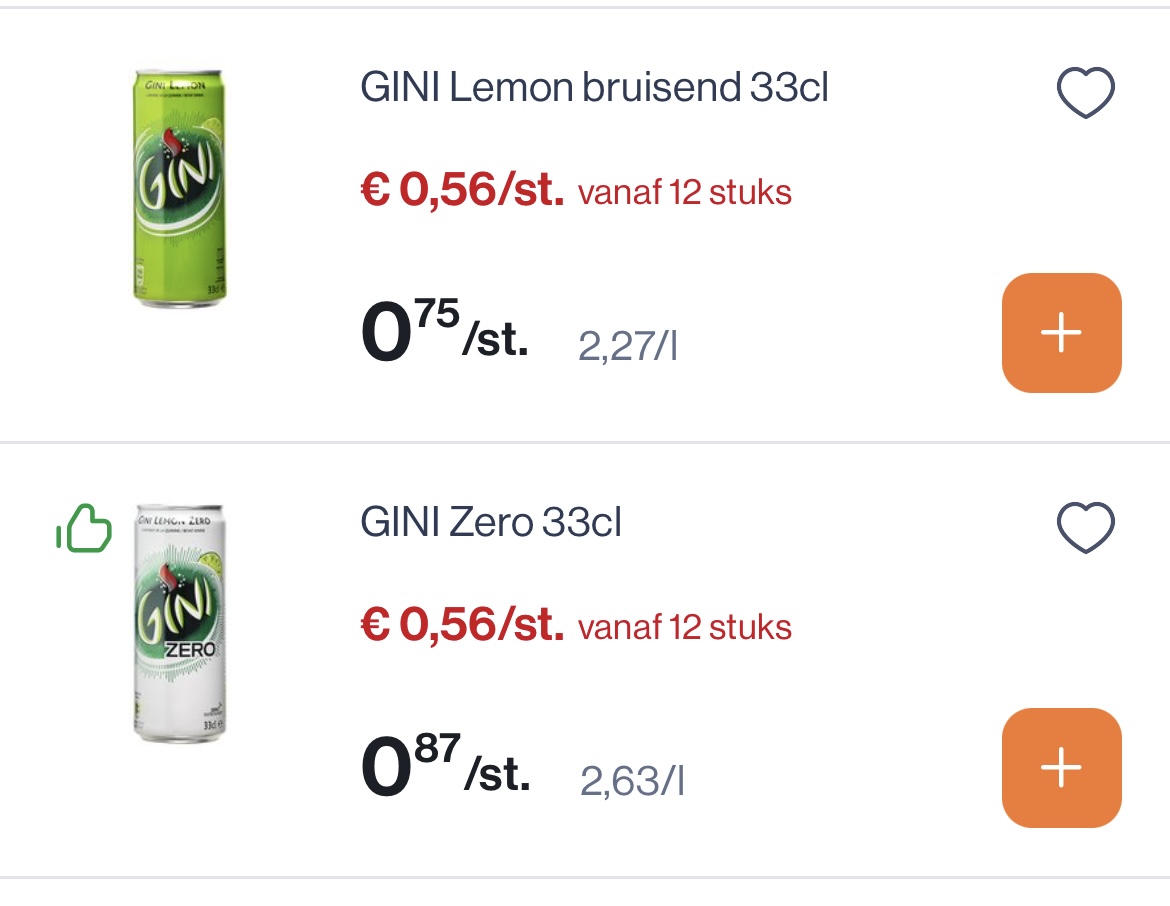 Gini frisdrank
