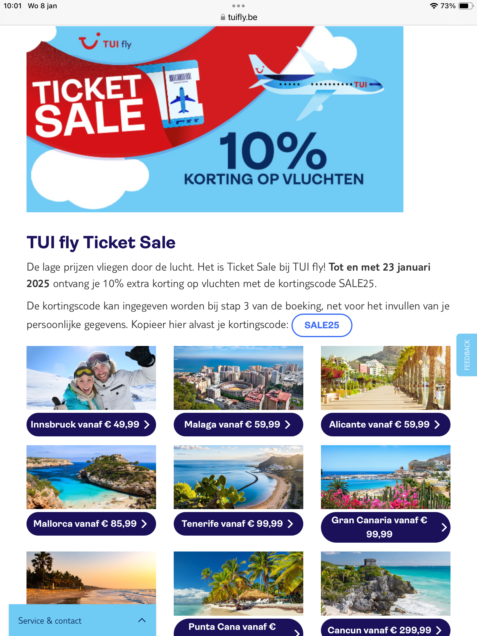 Vliegtickets Tui