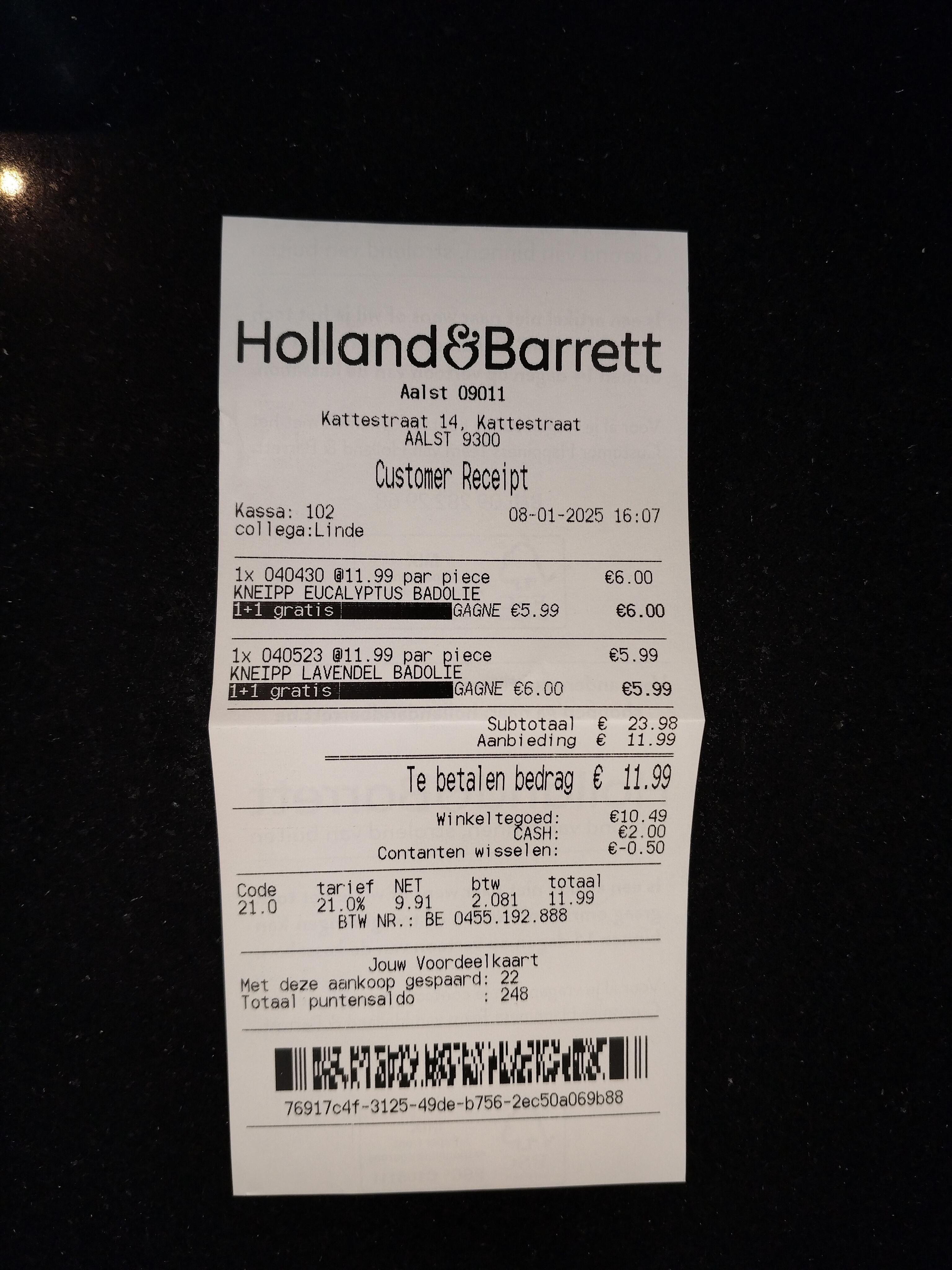 Holland & Barrett Kneipp 1 + 1