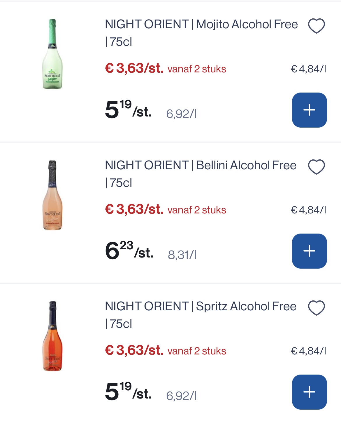 Night Oriënt alcohol free