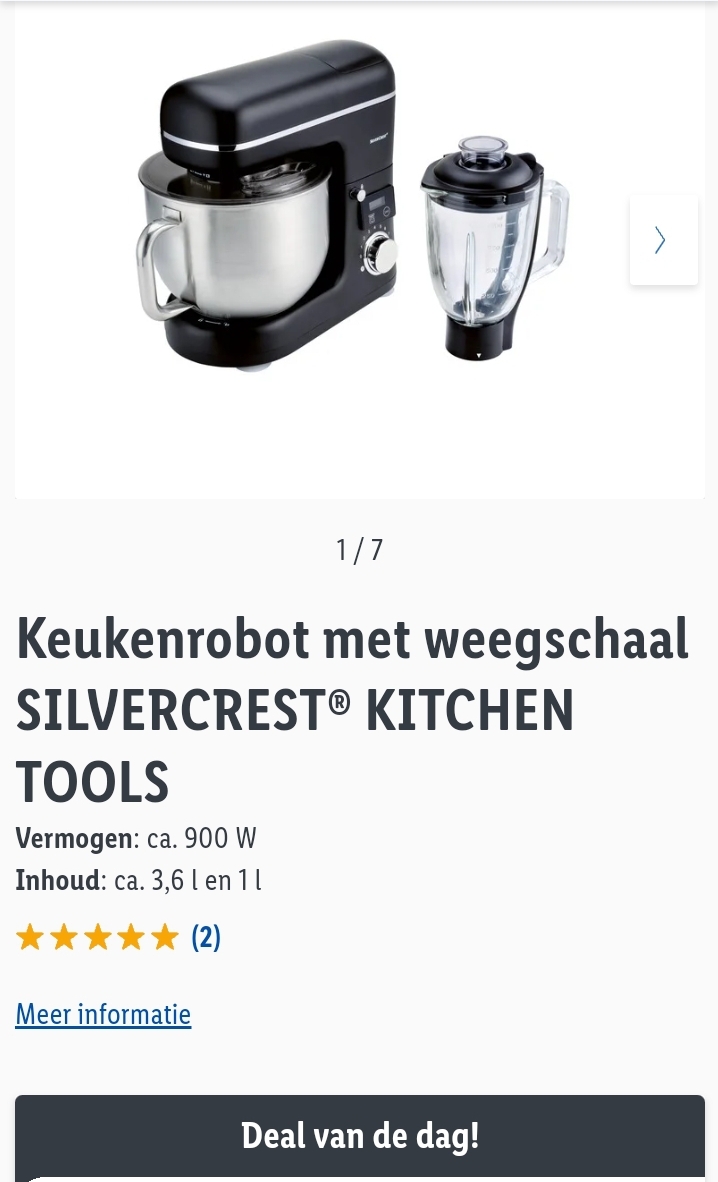 Keukenrobot met weegschaal SILVERCREST® KITCHEN TOOLS