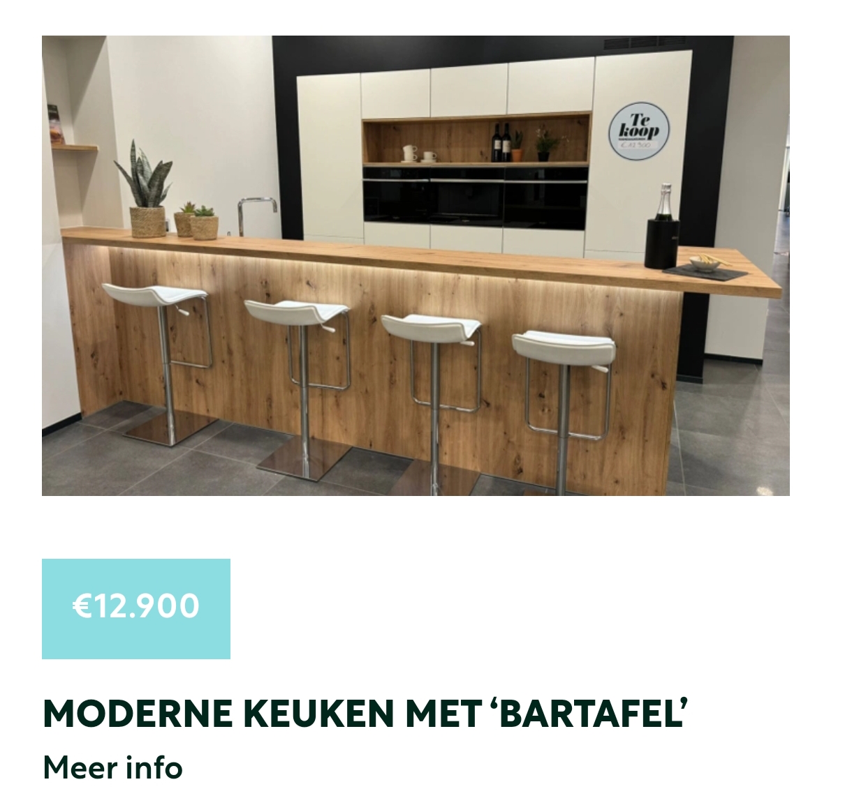 Toonzaalkeukens aan 60% korting