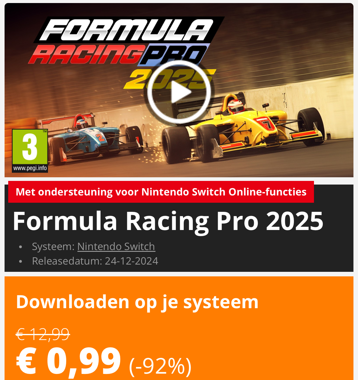 Formula Racing Pro 2025