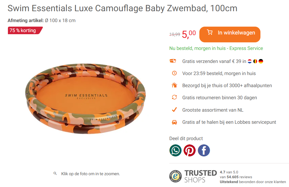 Baby Zwembad €5,00 👶💦