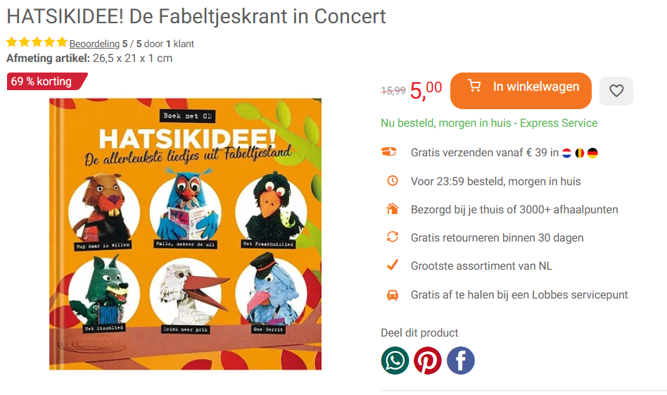 tot -70% op boekjes 📖 bij Lobbes 🇳🇱