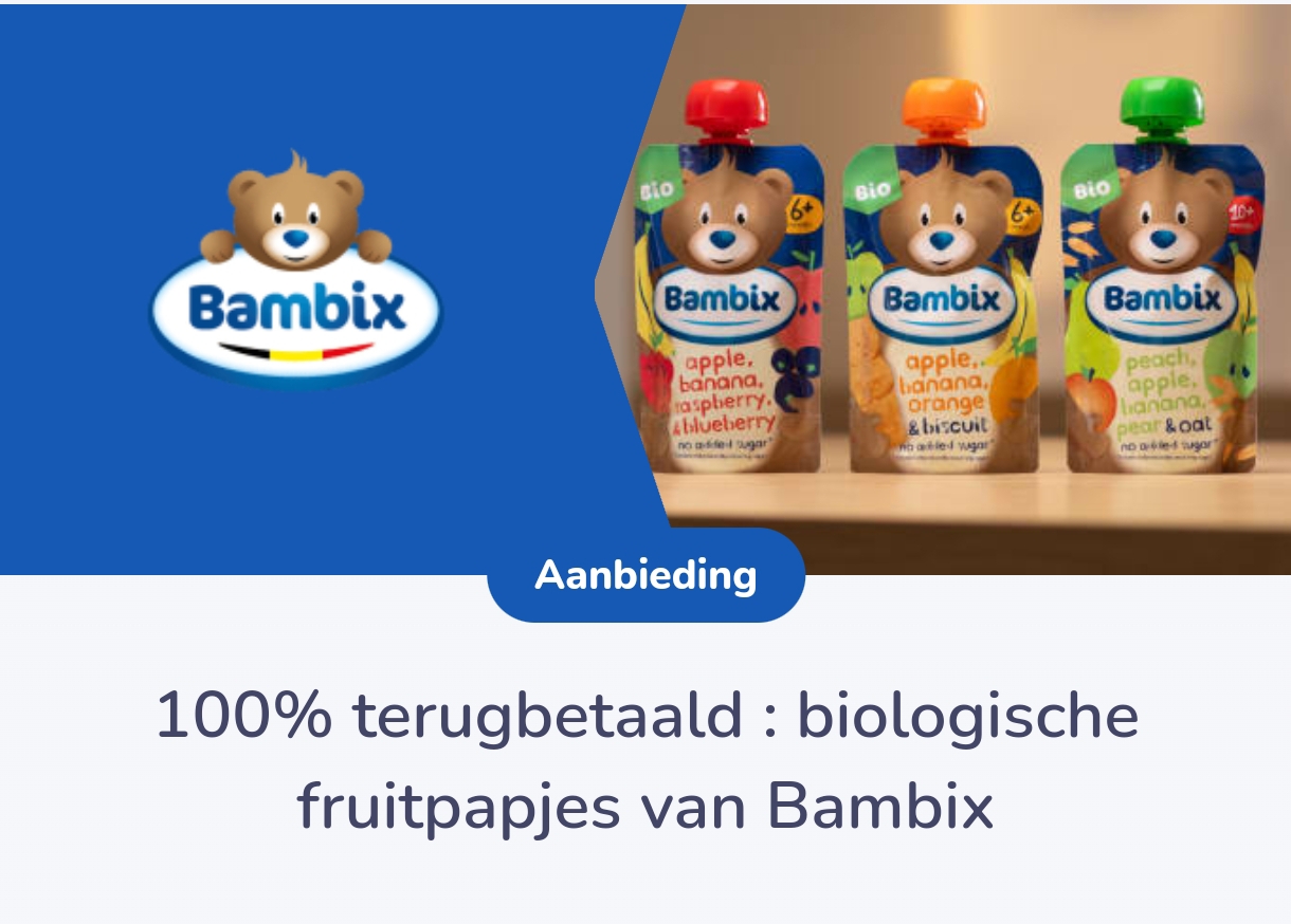 100% terugbetaald Bambix