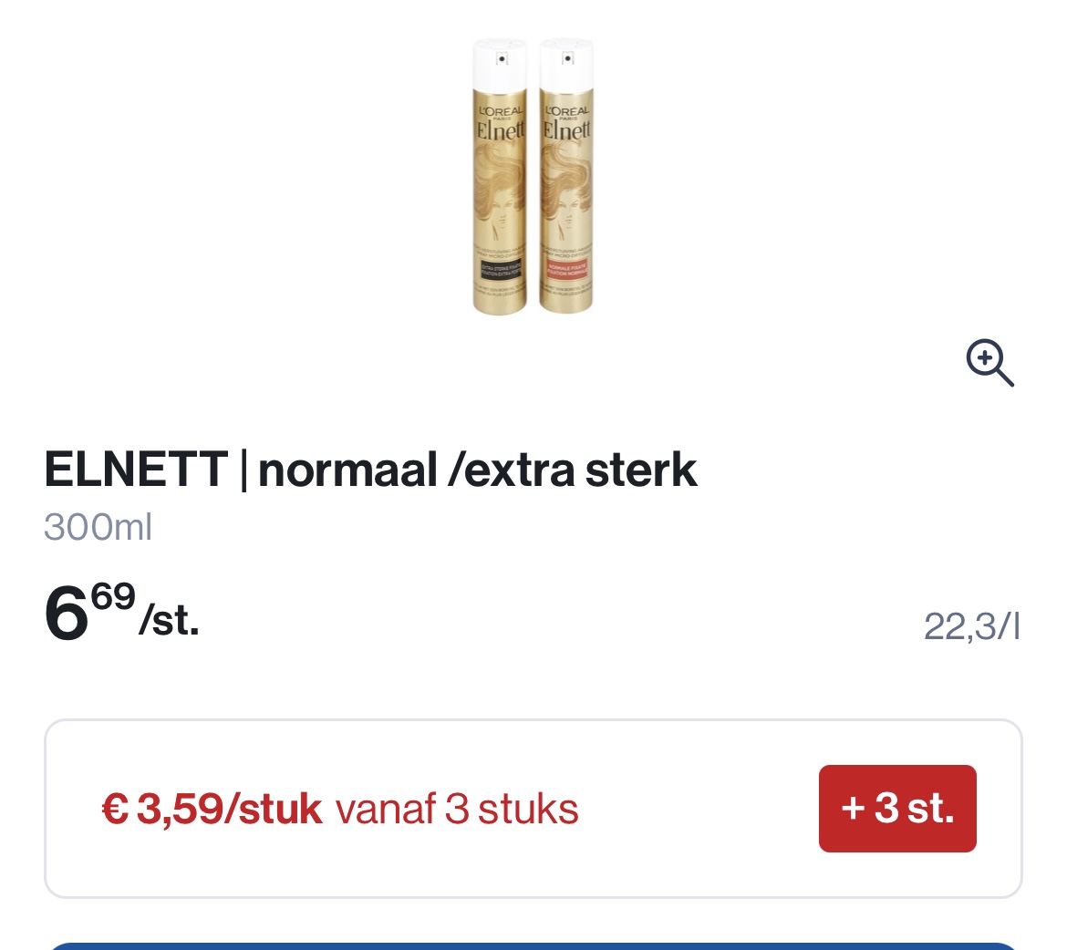 Elnett haarlak 300 ml