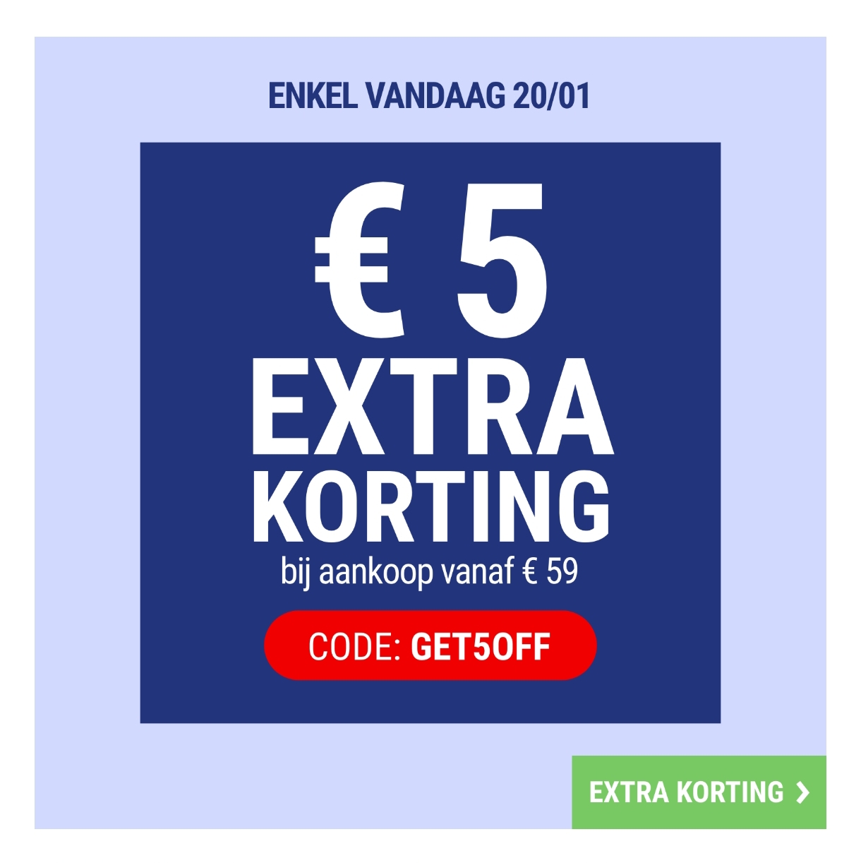 Enkel vandaag 5€ korting bij pharmamarket