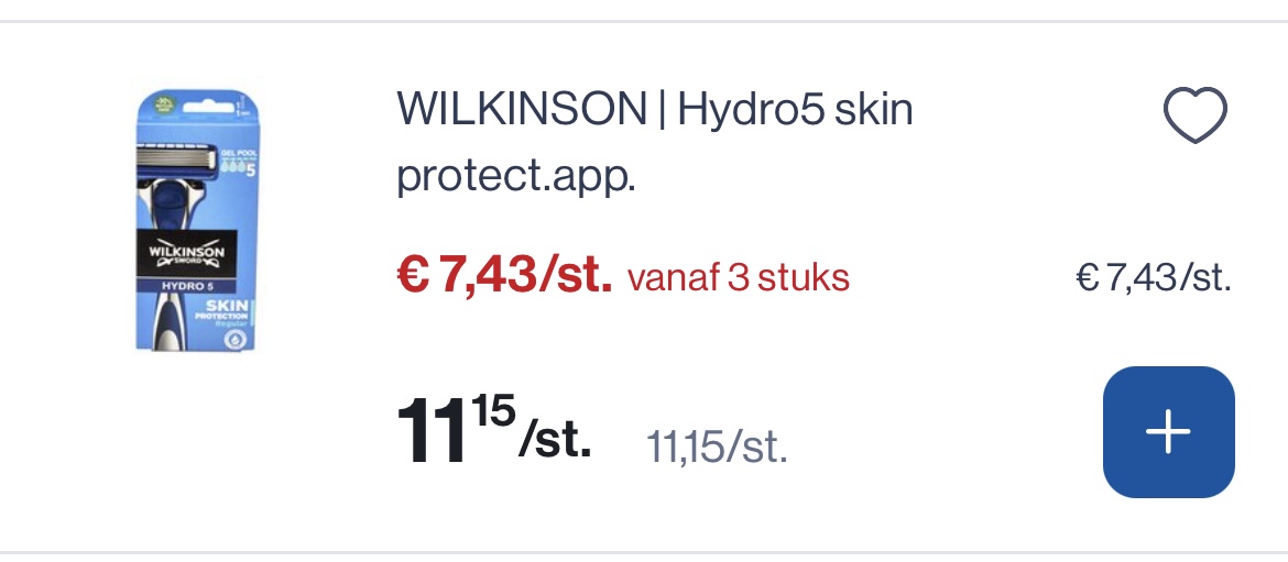 Wilkinson hydro 5 skin apparaat