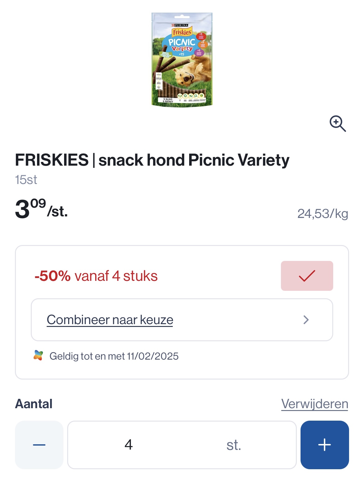 Friskies picnic honden snack