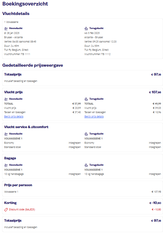 Vliegen naar de zon met TUI Fly voor minder dan € 100 p.p. ✈️