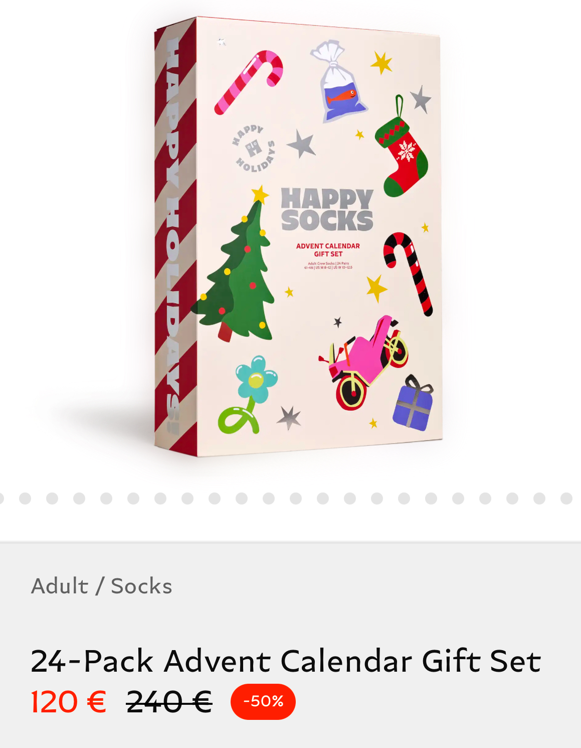 Happy socks advent kalender
