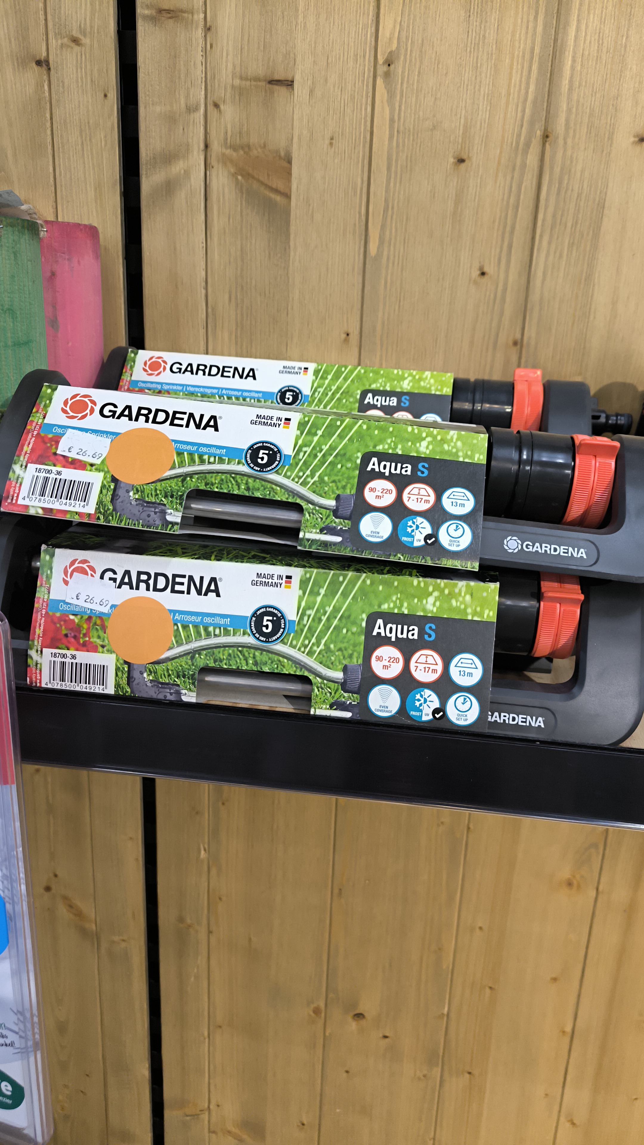 Gardena tuinsproeier aan 8€