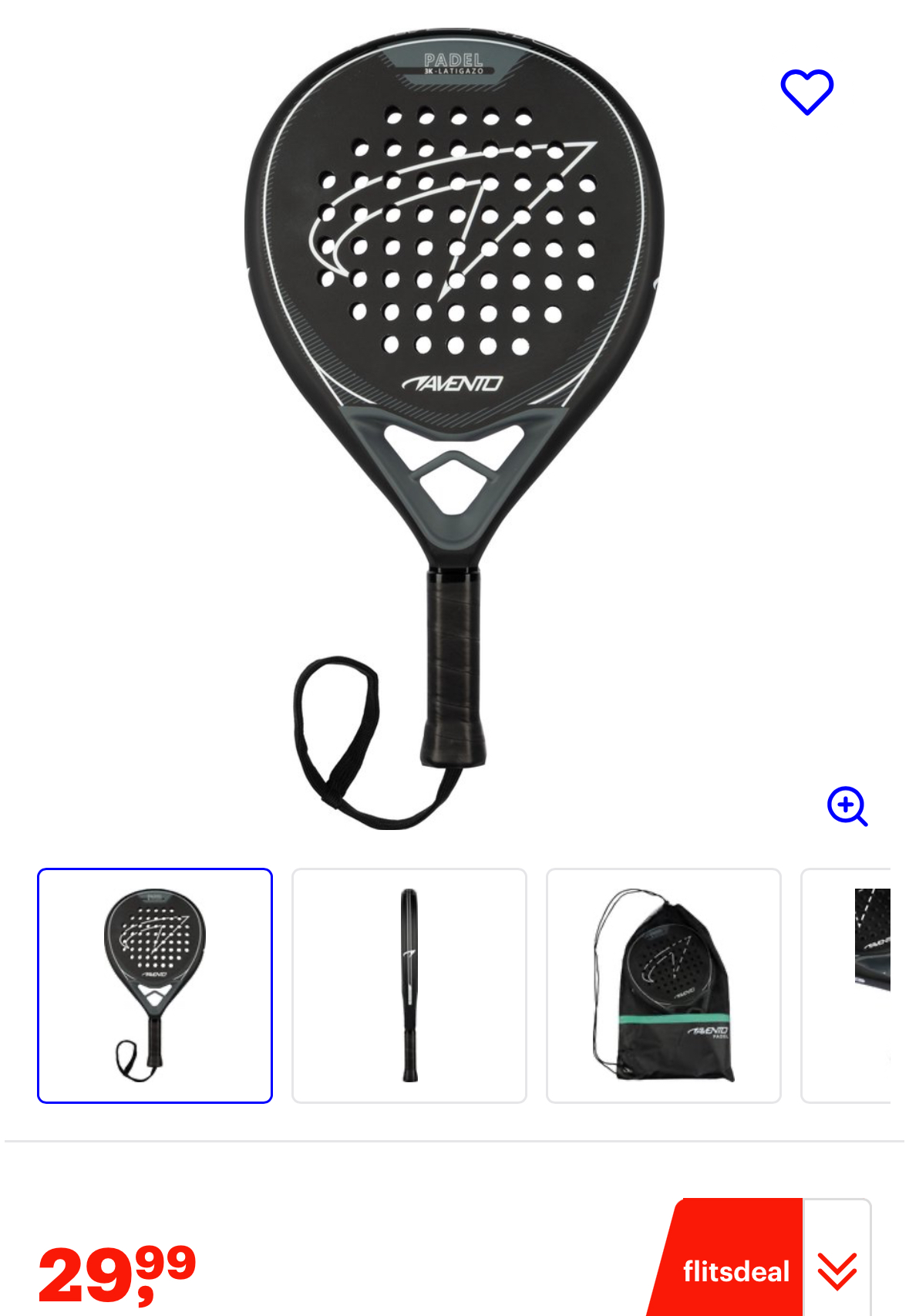 Flitsdeal padel