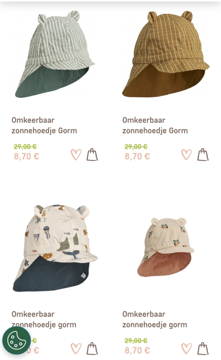 Omkeerbaar zonnehoedje Liewood