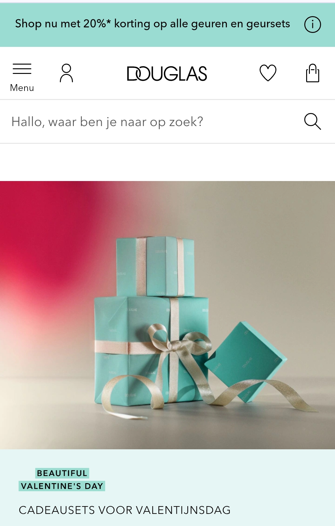Douglas 20% op geuren