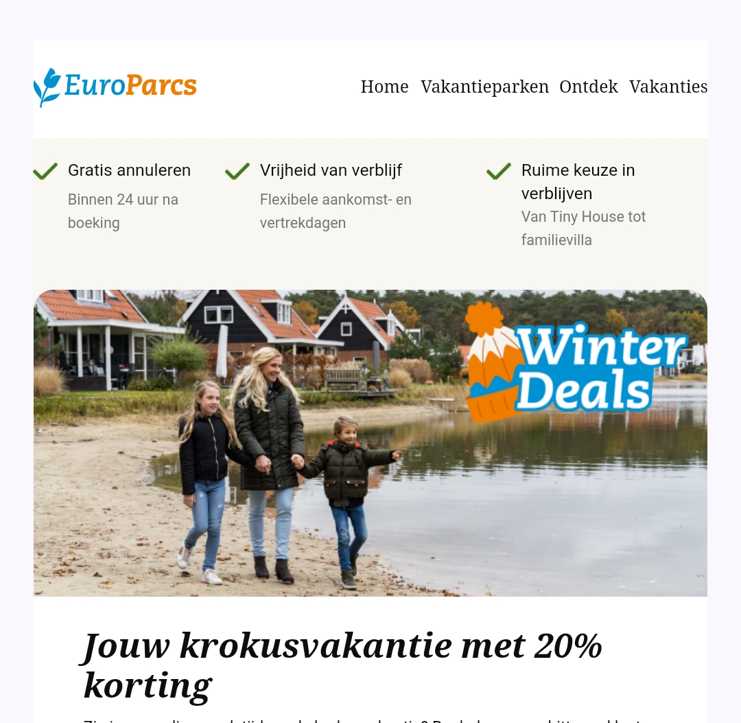 20% korting europarcs