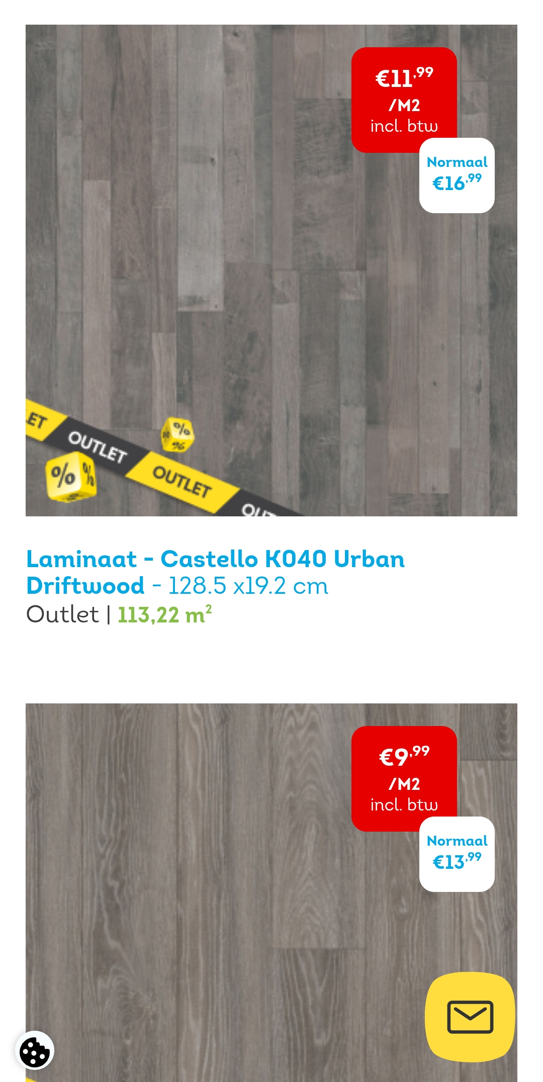 Outlet bij Vancalster tot 50% korting