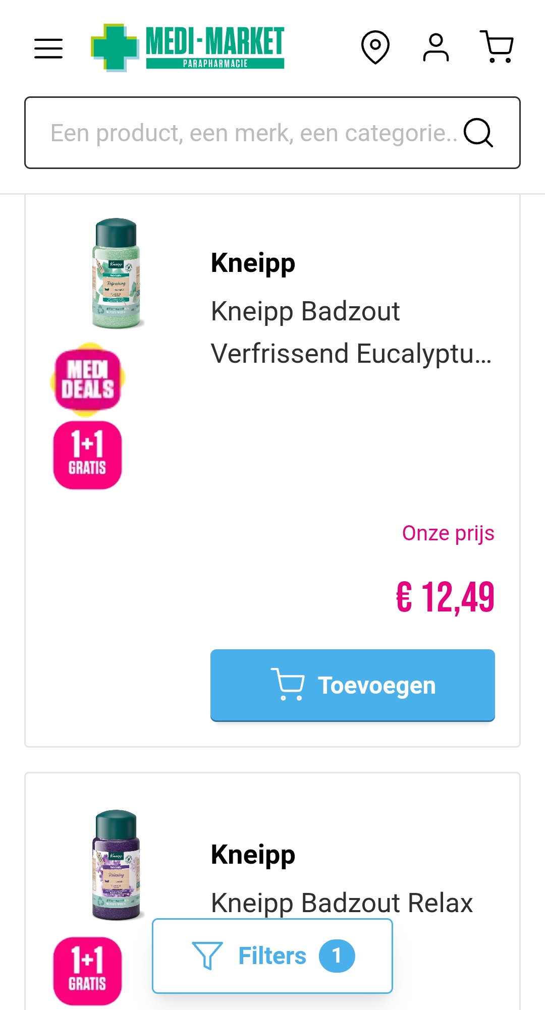 Medi-market kneipp 1 + 1