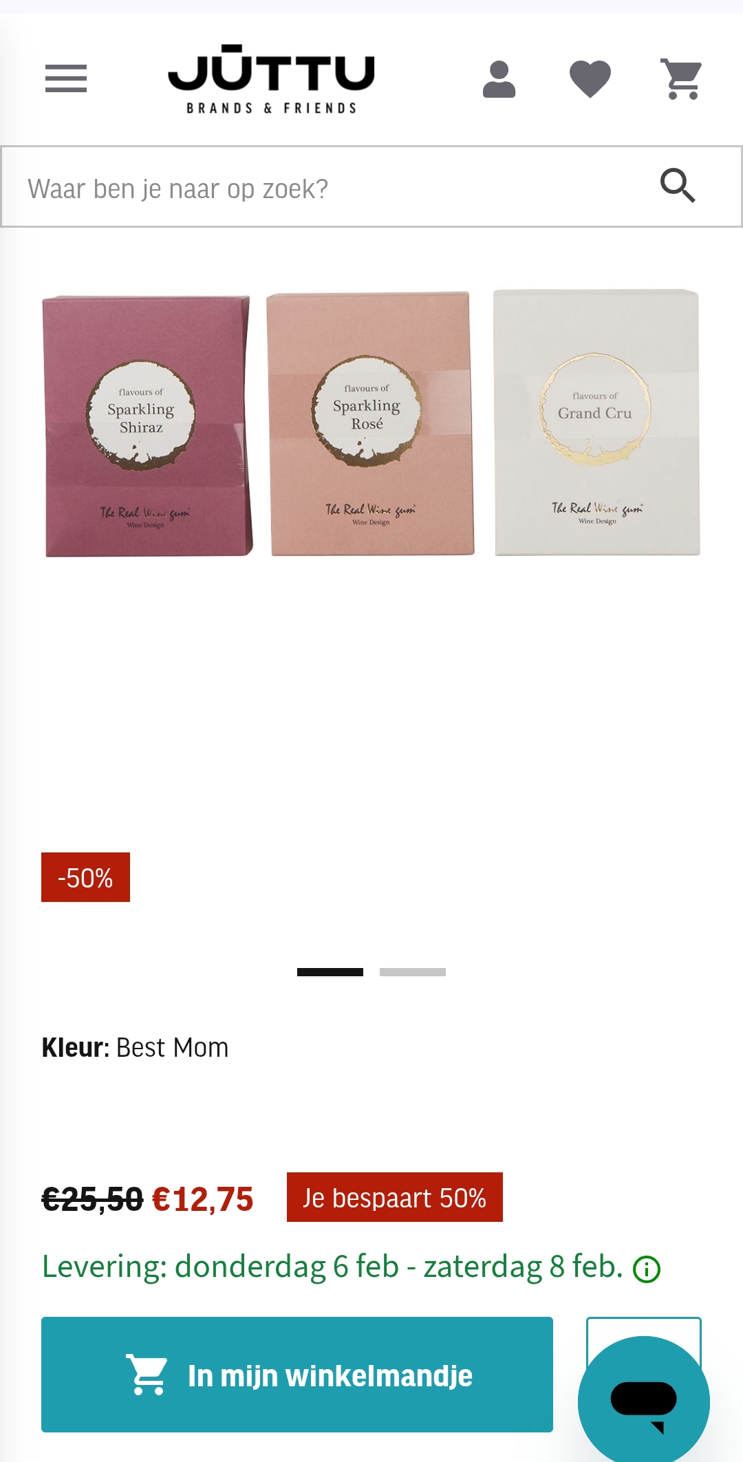 Juttu VINOOS Festive Giftset Golden Trio Deluxe Best Mom 50%