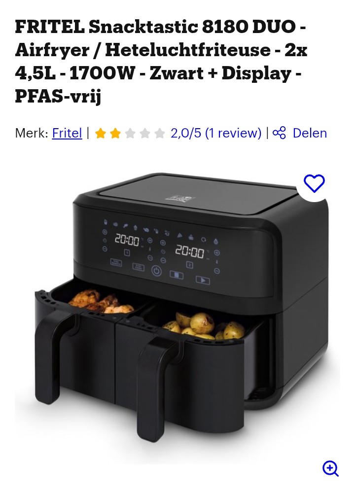 FRITEL Snacktastic 8180 DUO