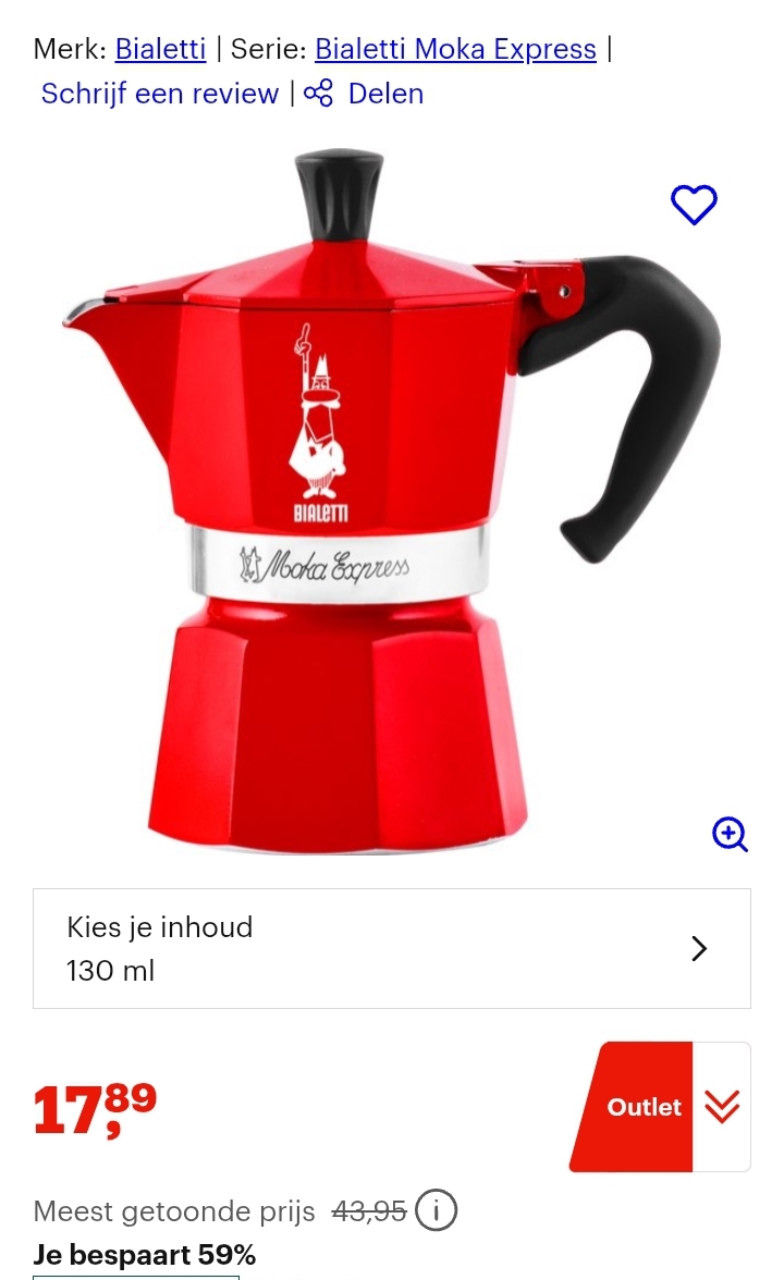 Bialetti Moka Express 3 kops