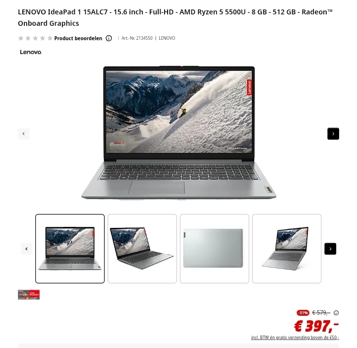 LENOVO IdeaPad 1 15ALC7