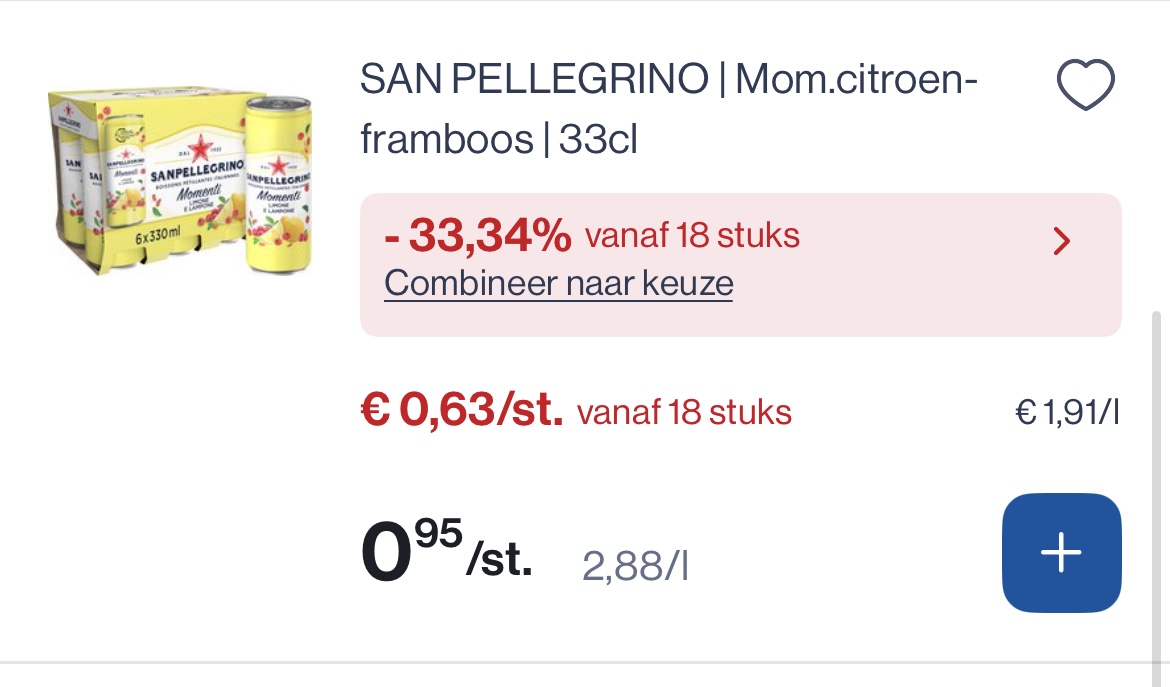 Sanpellegrino mom Citroën -framboos