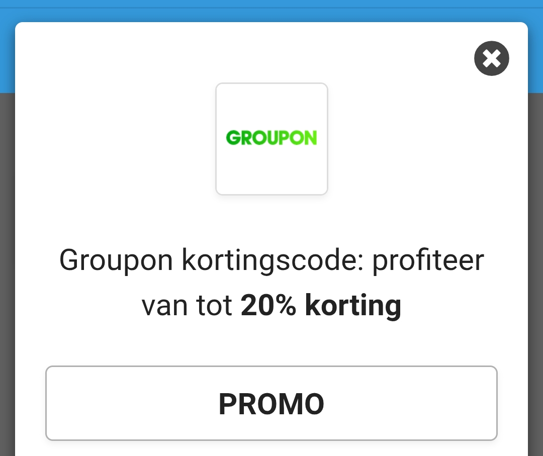 Groupon 20% extra