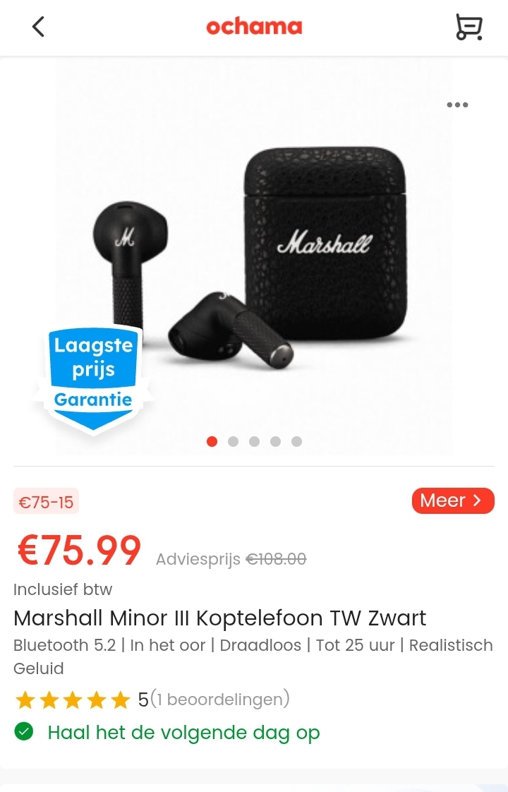 Marshall Minor III Koptelefoon