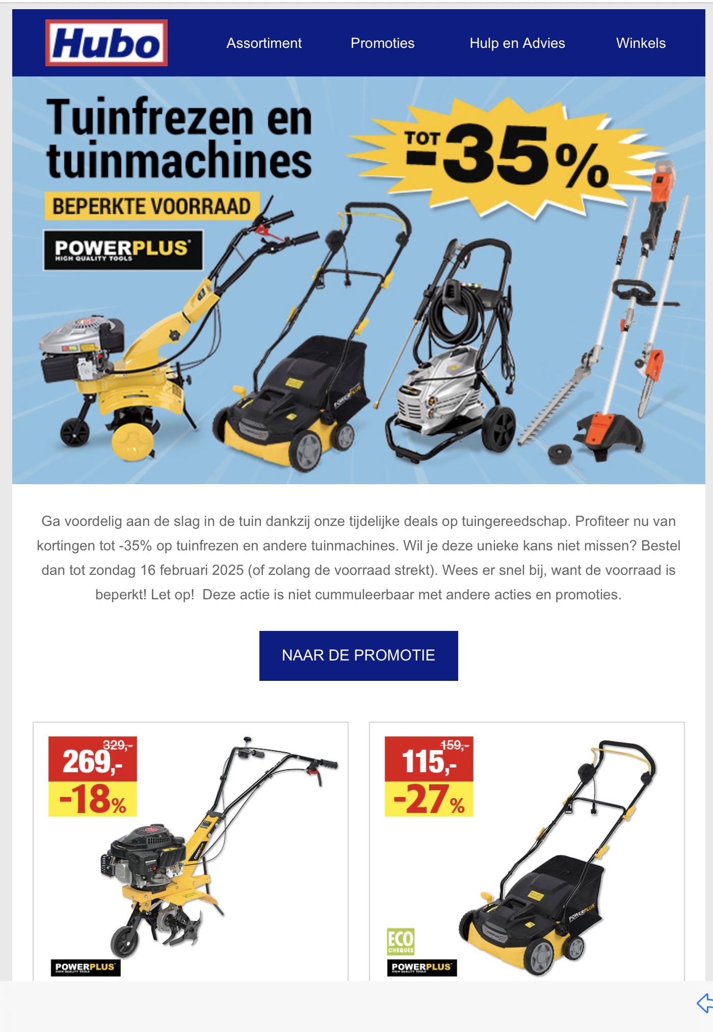 Tuinmachines hubo