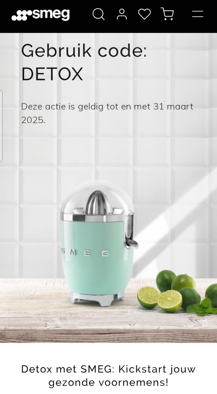 Smeg Detox actie