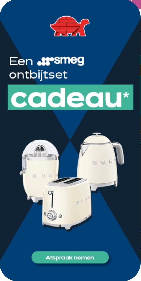 SMEG-ontbijtset cadeau
