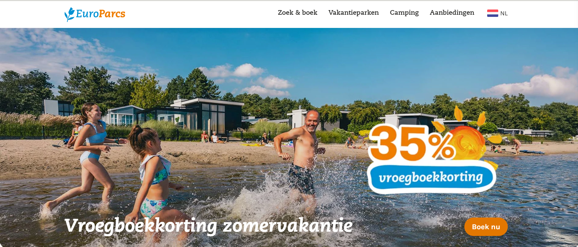 Europarcs vroegboekkortingen tot 35%