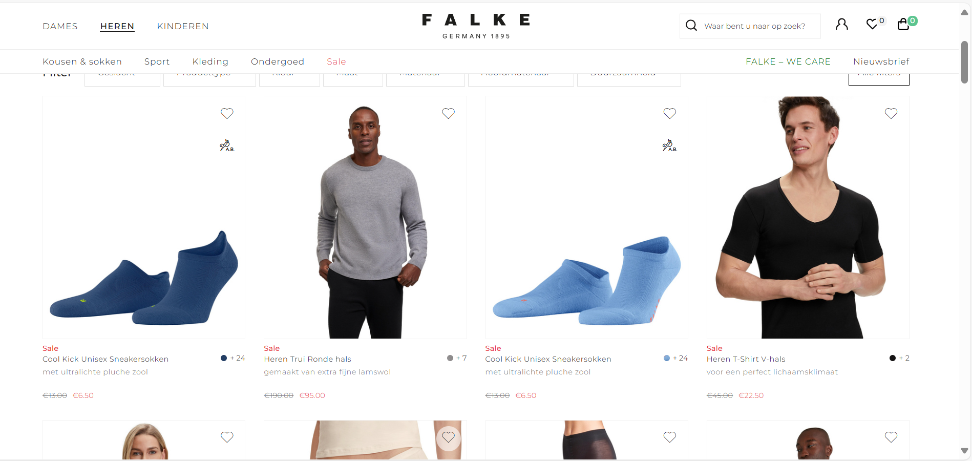 FALKE wintersolden tot 50%