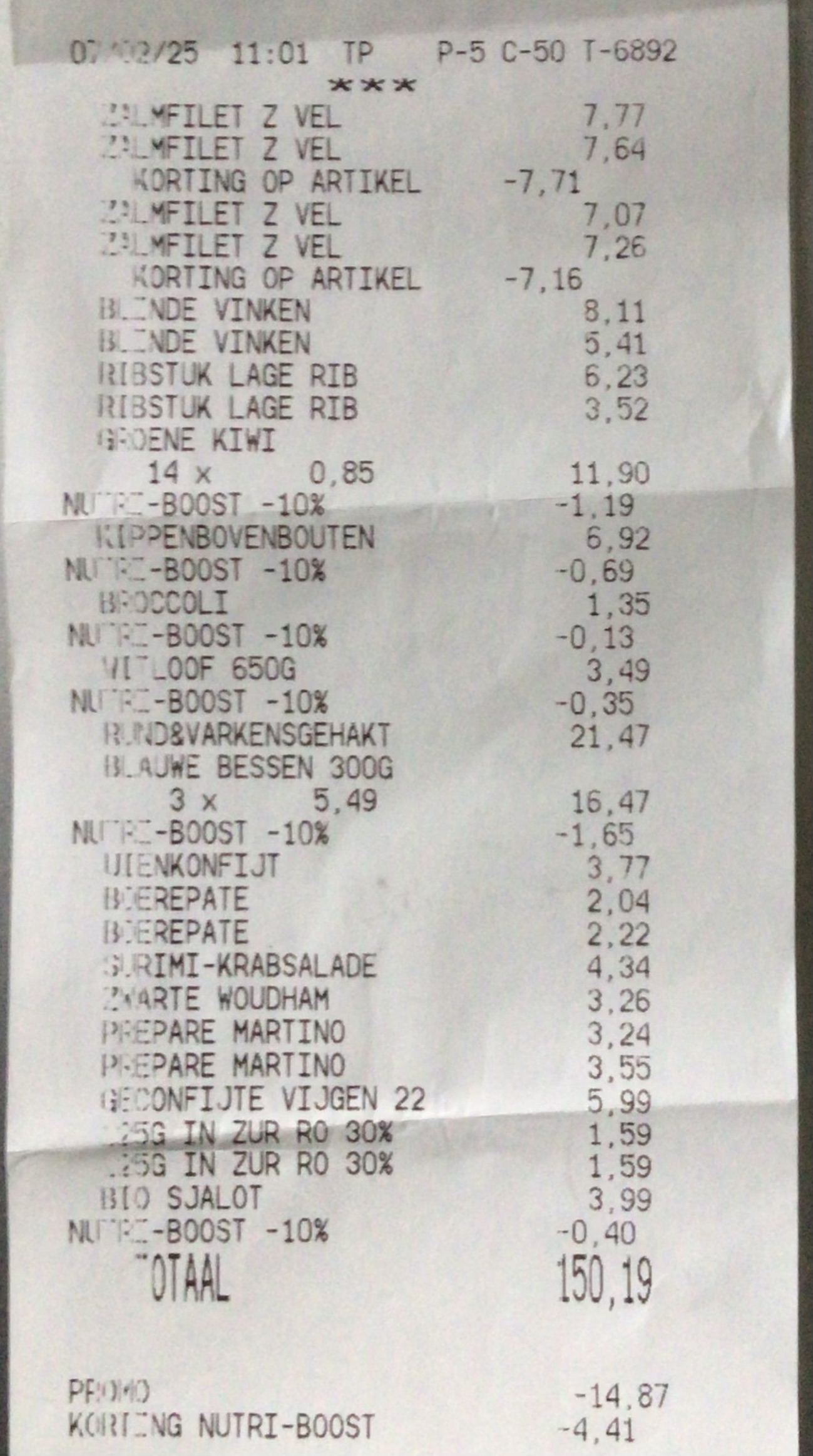 Delhaize zalmfilet zonder vel 1+1 gratis