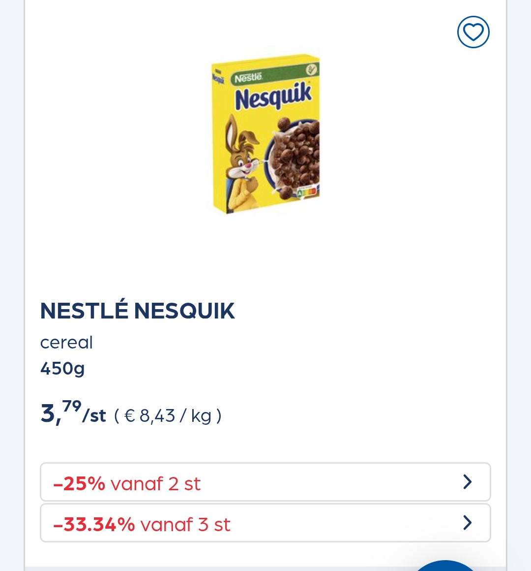 Colruyt NESTLÉ NESQUIK cereal