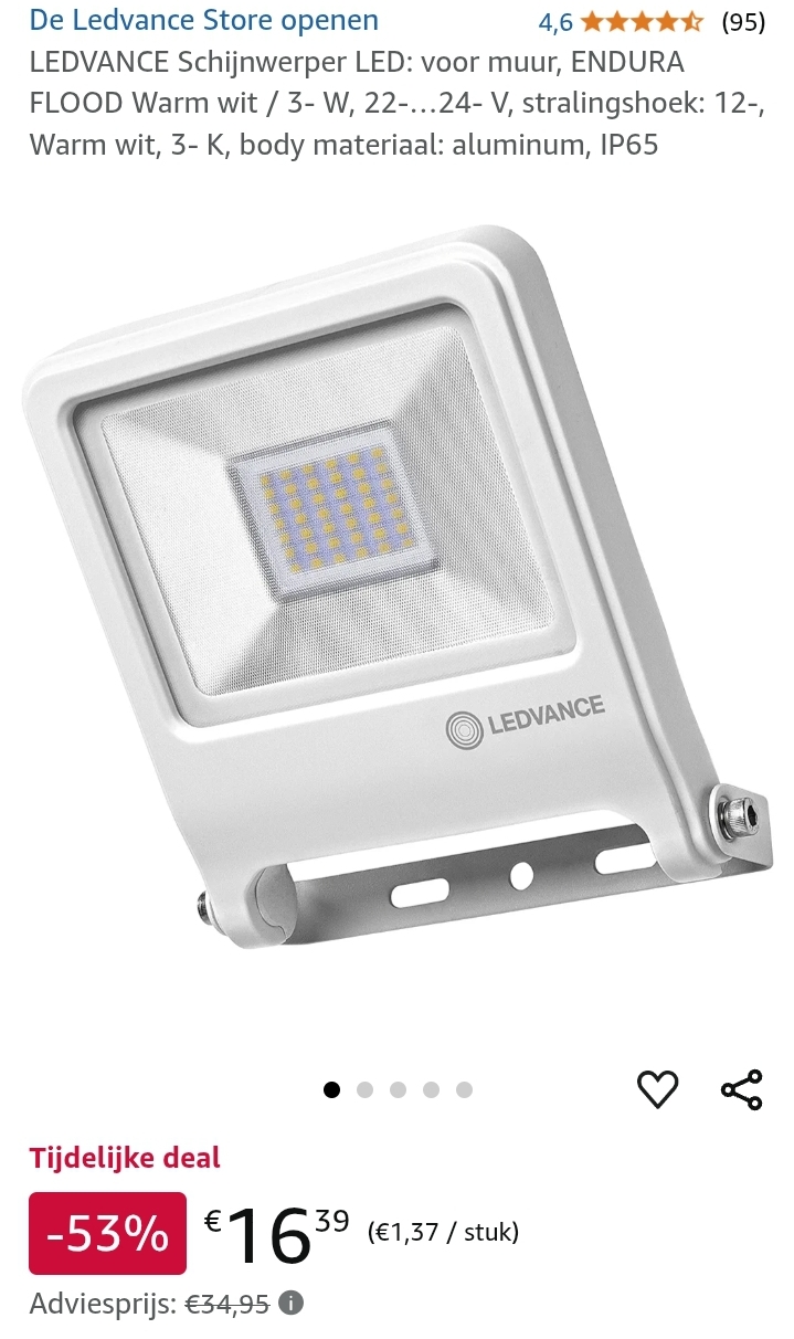 LEDVANCE ENDURA FLOOD Schijnwerper LED