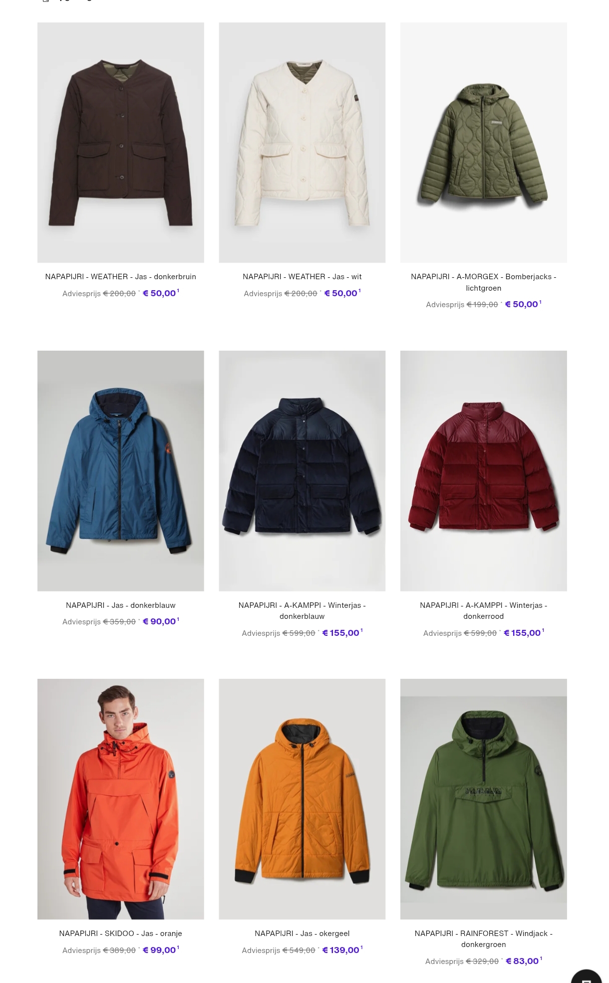 Napapijri tot 75% korting 😱