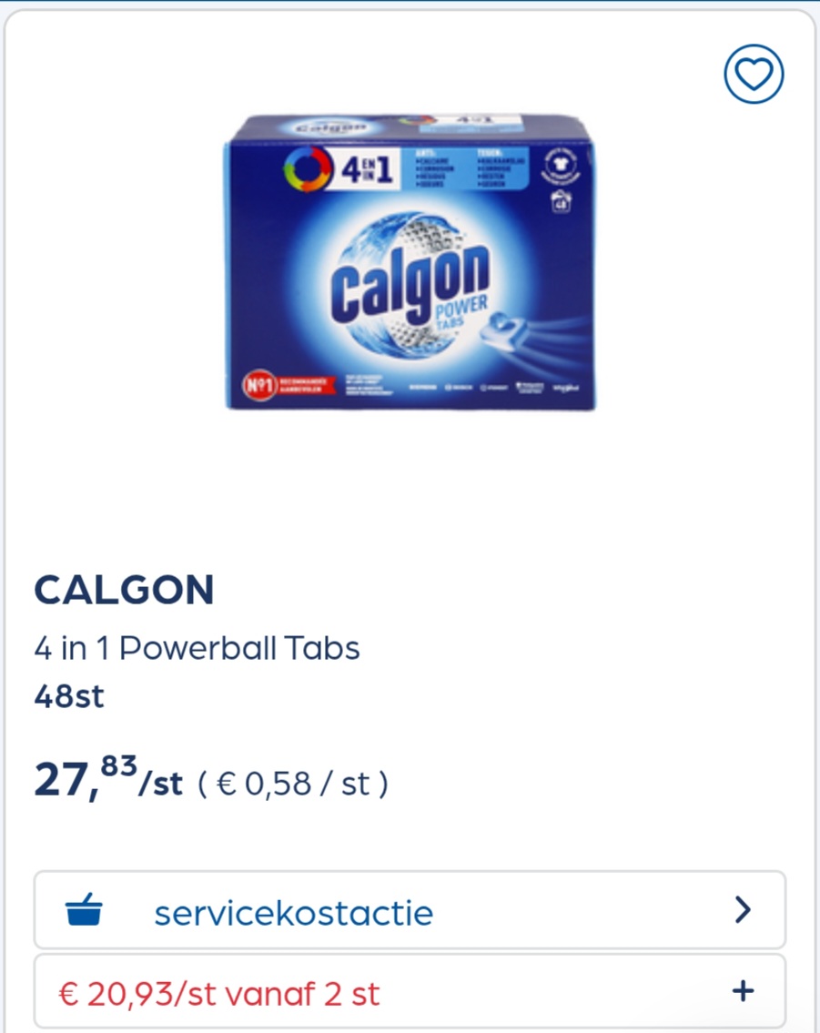 Collect&go CALGON 4 in 1 Powerball Tabs 48st