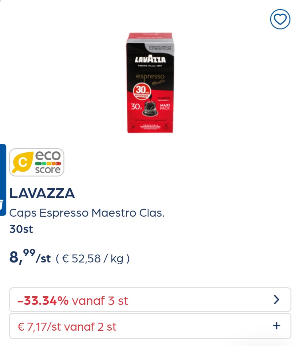 Collect&go LAVAZZA Caps Espresso Maestro Clas. 30st