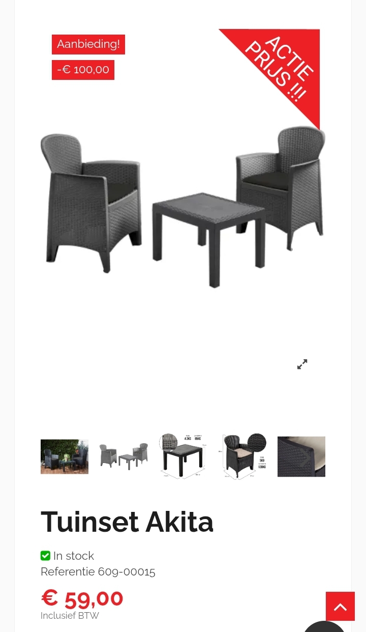 Tuinset Akita ProGarden