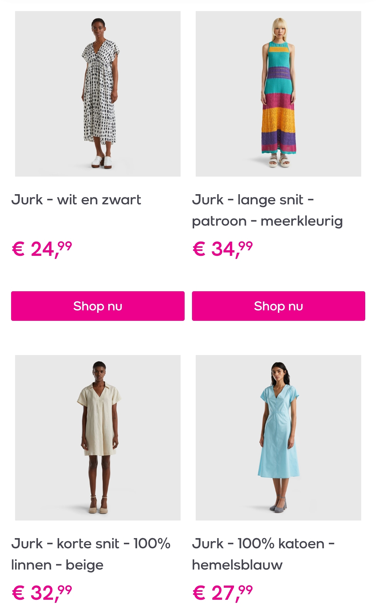 Tot 75% korting op United colors of Benetton