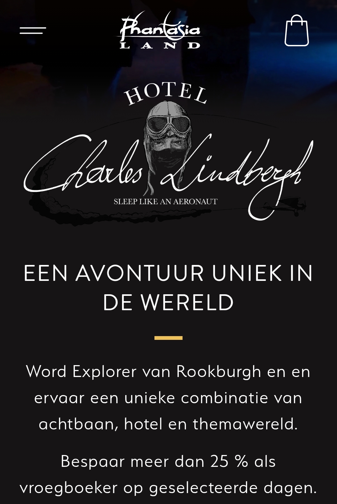 Vroegboekaanbieding 25% Hotel Charles Lindbergh Phantasialand