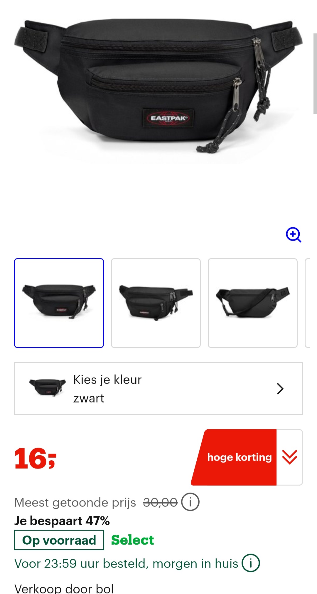 Eastpak Authentic Collection Doggy Bag 17 Fanny Pack 27 cm -47% bij bol.com