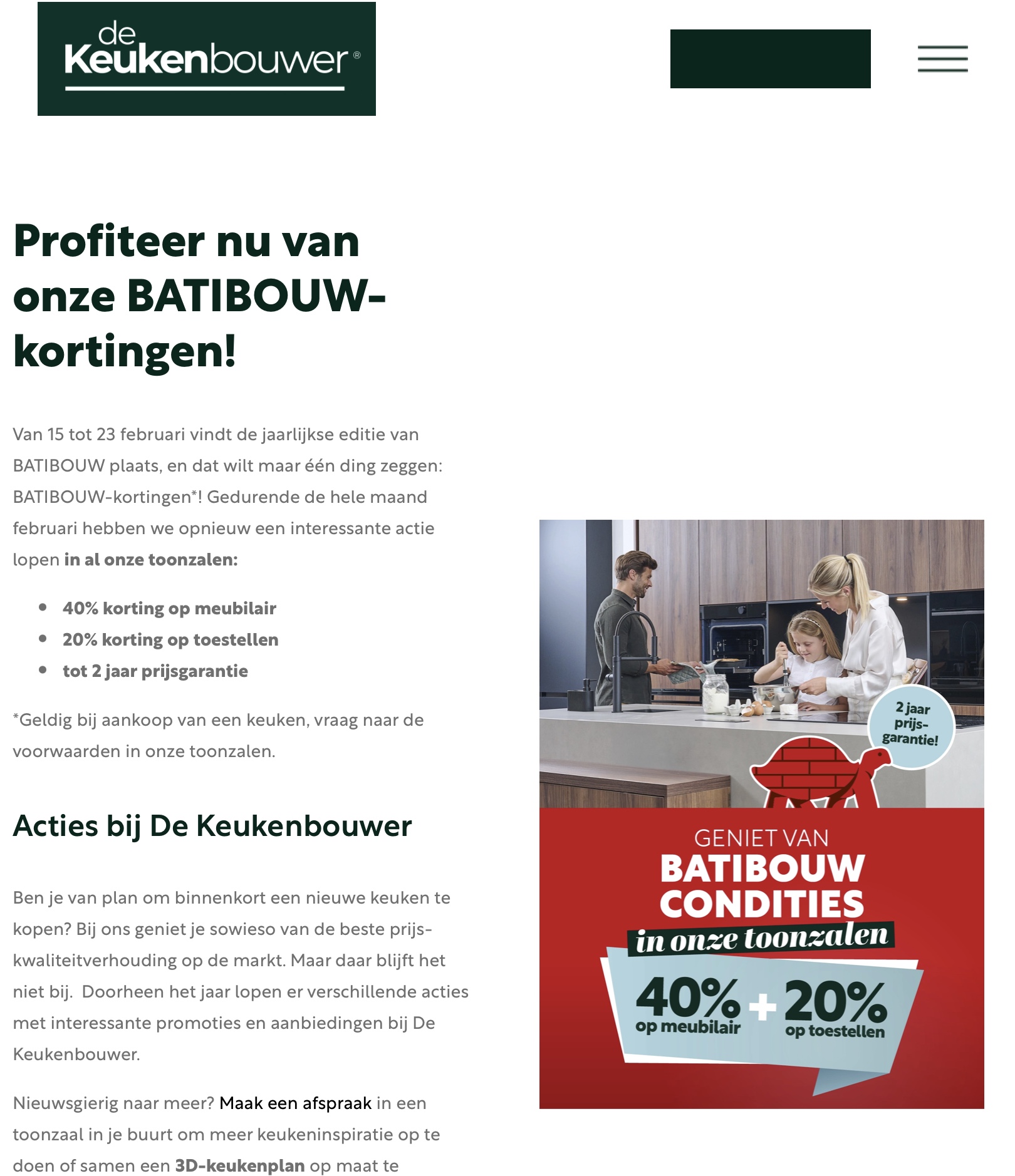 De keukenbouwer