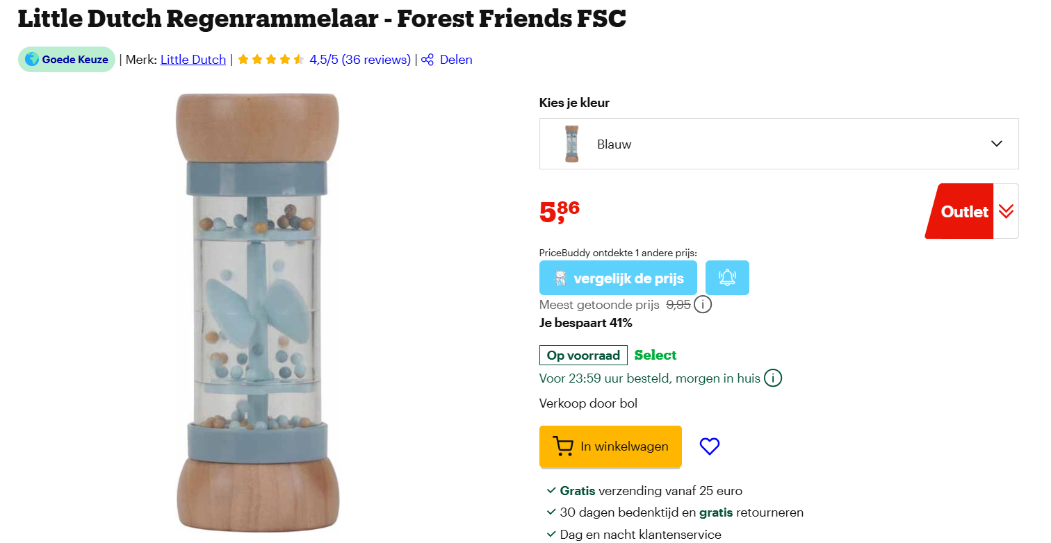 -41% Regenrammelaar 👶 Little Dutch