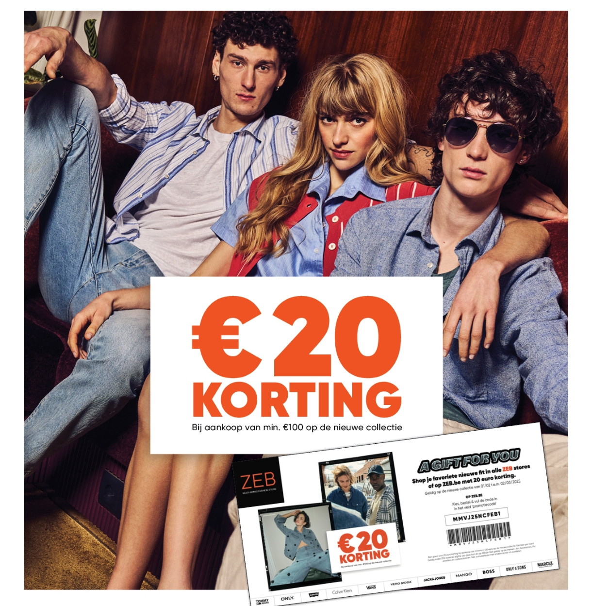 20€ korting bij ZEB